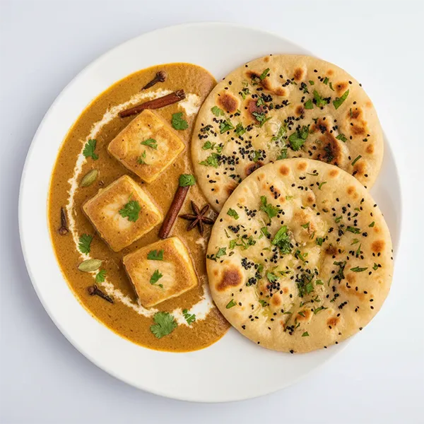 Shahi Fish Curry with Kalonji kulcha